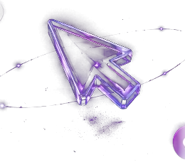 3D Metallic Cursor Arrow
