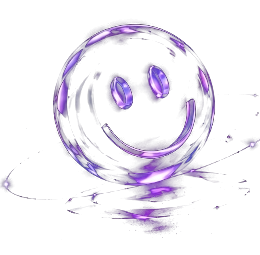 3D Glossy Smiley Sphere